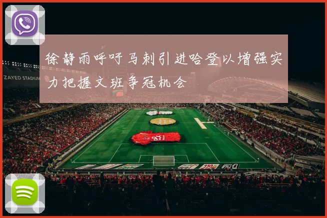 徐静雨呼吁马刺引进哈登以增强实力把握文班争冠机会